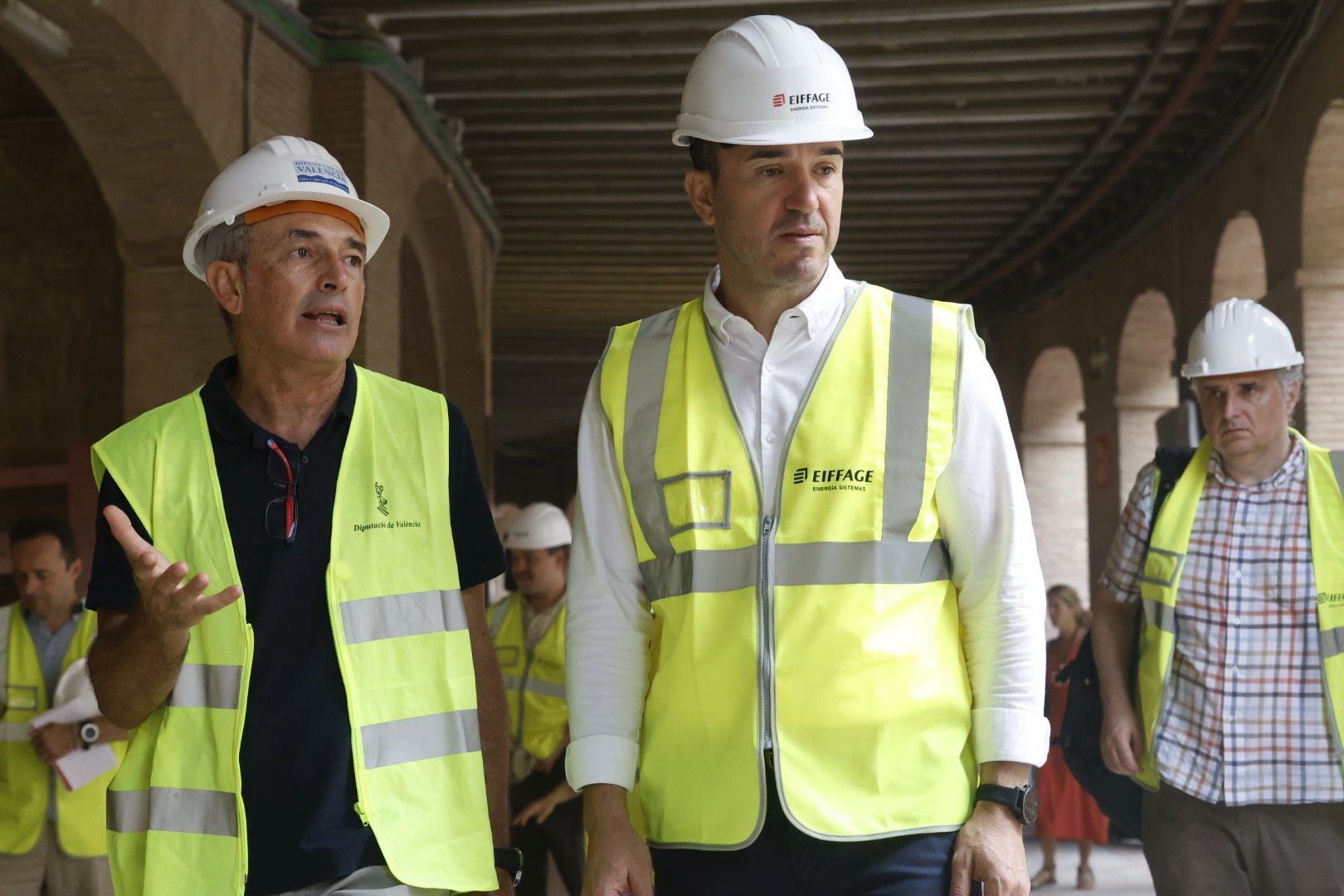 Fotos de las obras de la plaza de toros de Valencia
