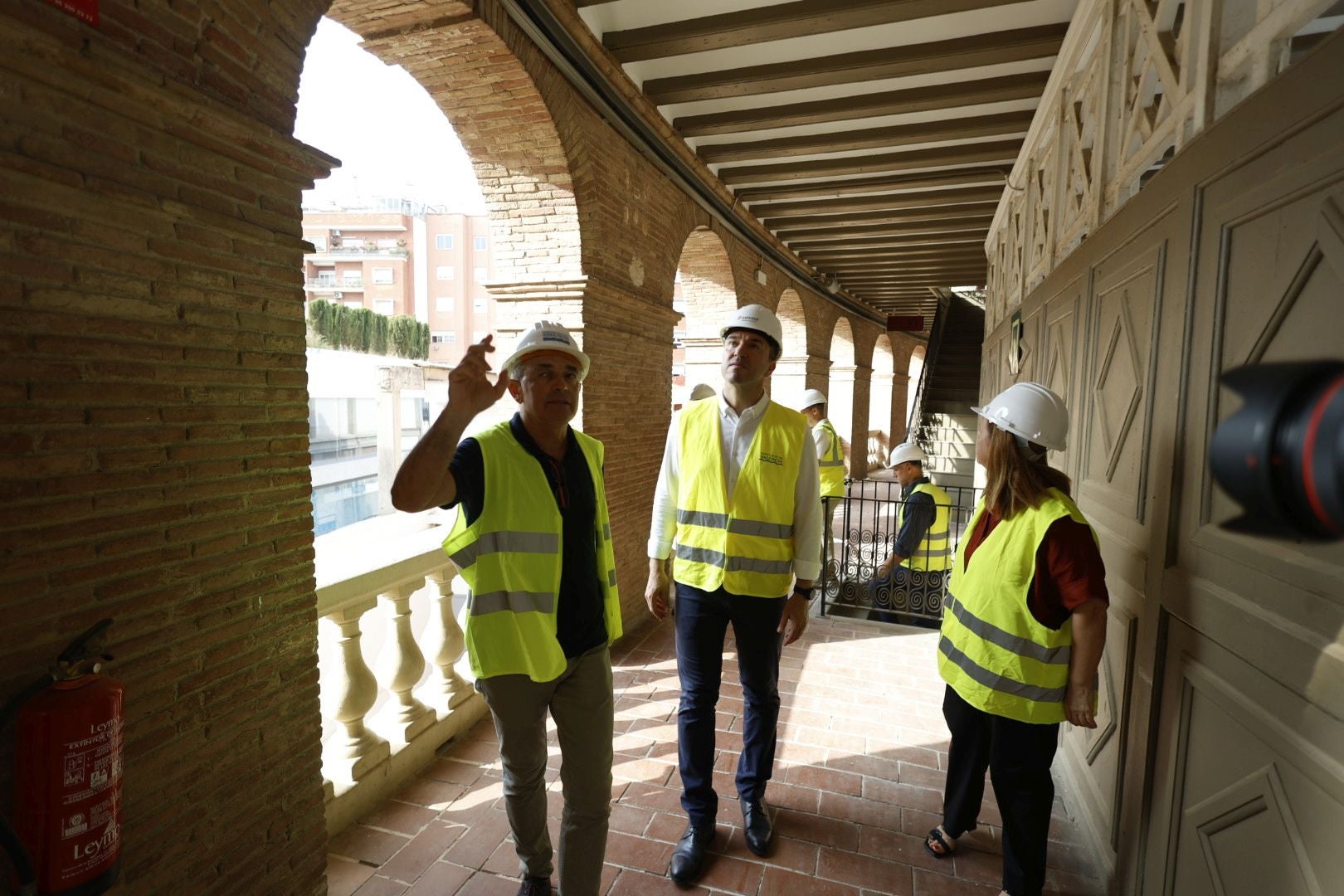 Fotos de las obras de la plaza de toros de Valencia