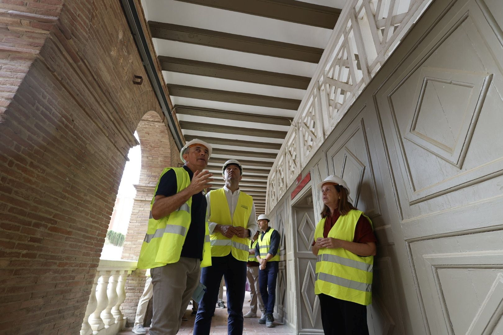 Fotos de las obras de la plaza de toros de Valencia