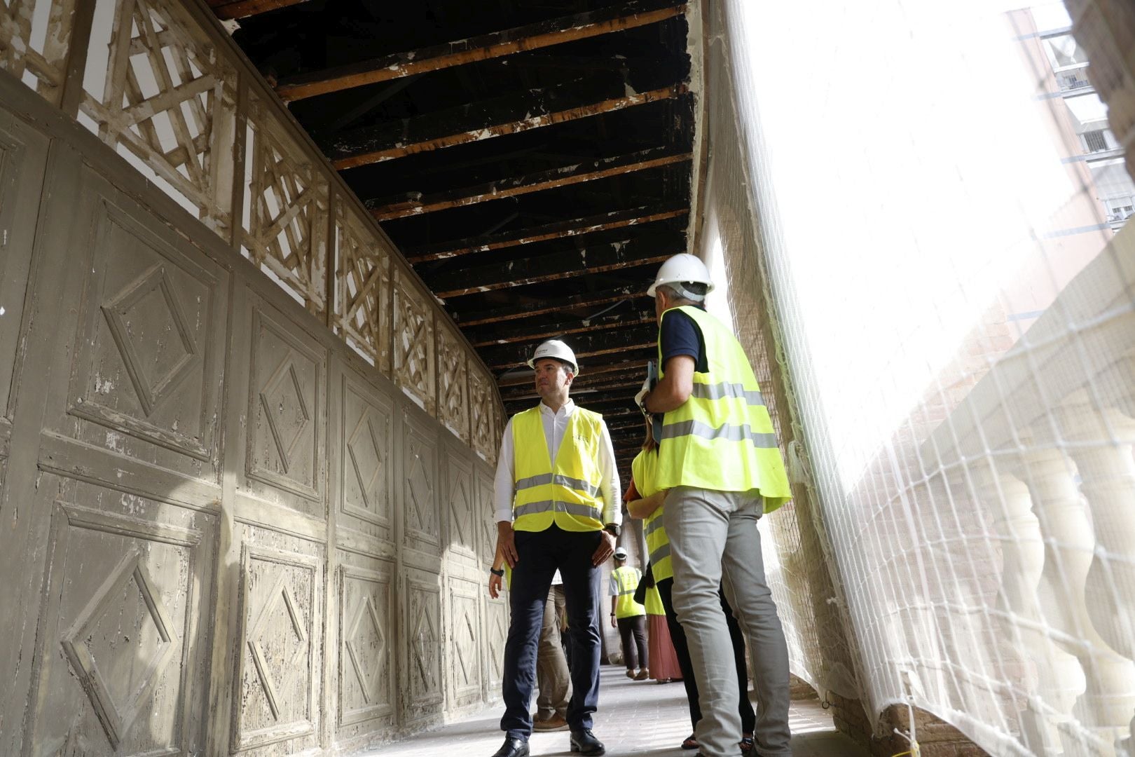 Fotos de las obras de la plaza de toros de Valencia