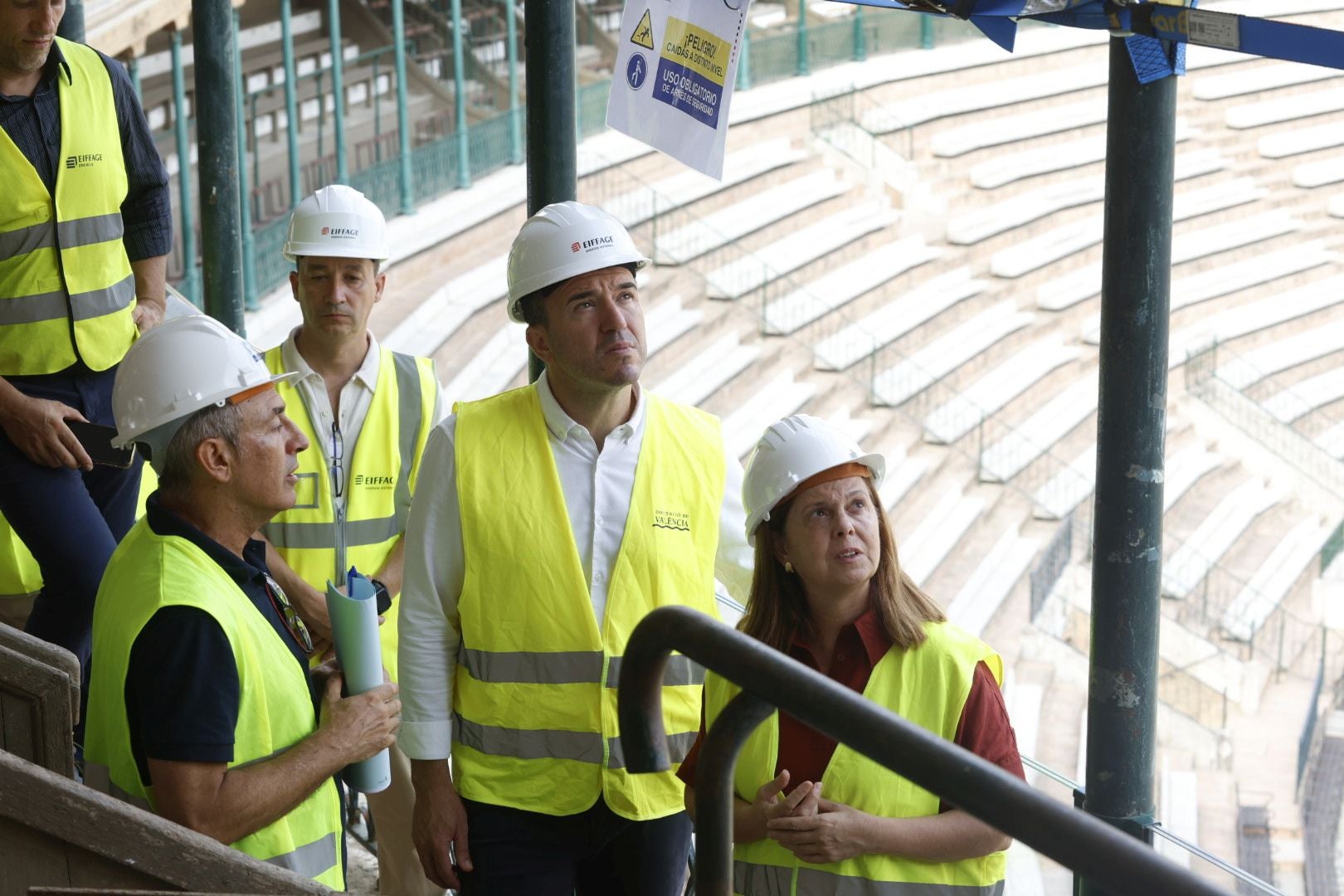 Fotos de las obras de la plaza de toros de Valencia
