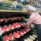 Lineal de uno de los supermercados de Consum.
