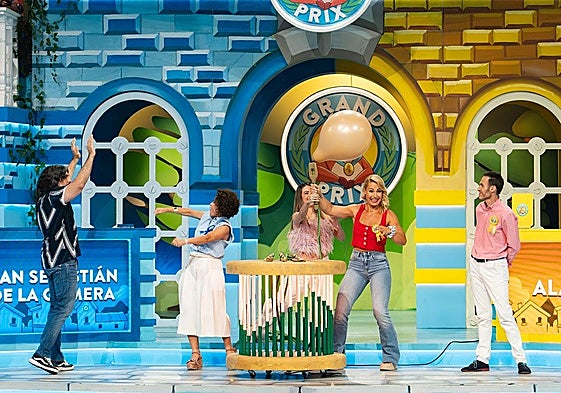 Lydia Valentín, durante el Gran Prix.