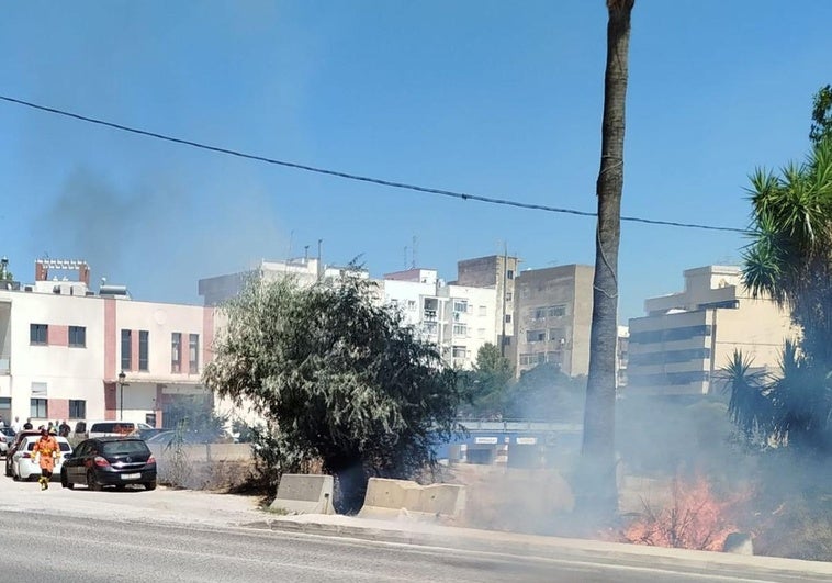 Incendio en Chiva este sábado.
