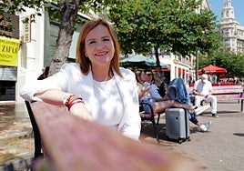 Pilar Bernabé, durante una entrevista