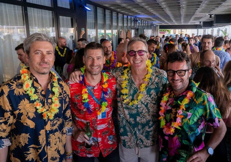 La fiesta hawaiana para despedir el mejor año de The Terminal Hub