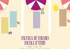 Cartel de la escuela de verano