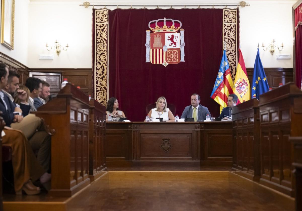 Pleno de la Diputación de Castellón.