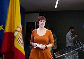 Àgueda Micó, diputada de Més en el Congreso.