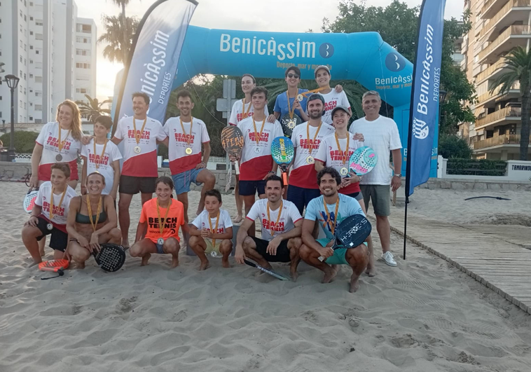 Benicàssim vibra con el Beach Tennis en una nueva jornada del XVI Circuito Provincial Diputación de Castellón
