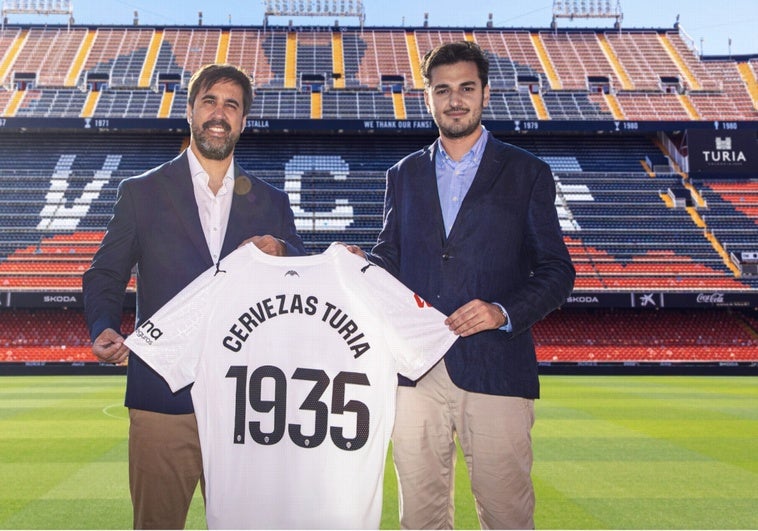 El Valencia renueva su vínculo con Cervezas Turia para las próximas dos temporadas