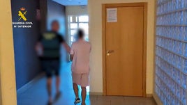 Uno de los detenidos por estos robos.