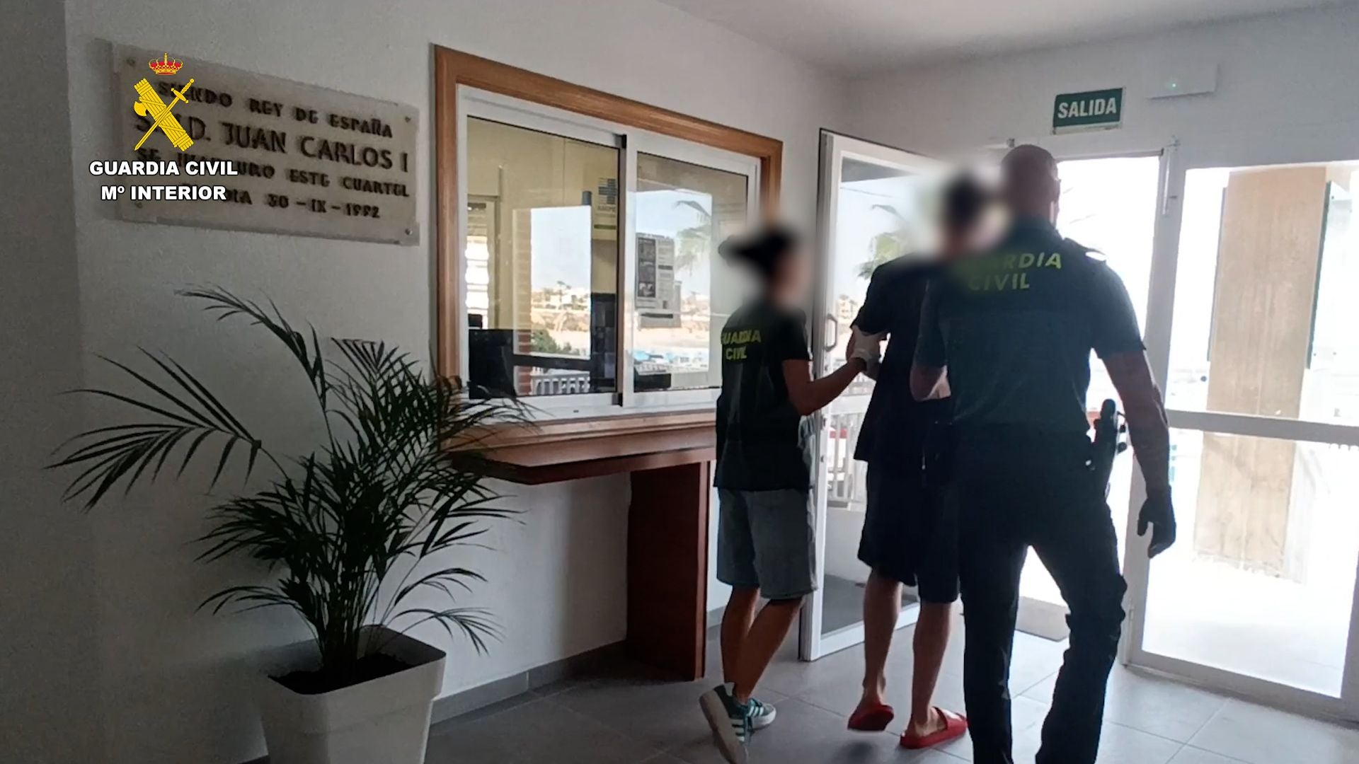 Uno de los arrestados por el tiroteo.