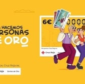 Logo sorteo de oro Cruz Roja.