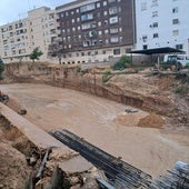 Estado de un tramo del barranco de Chiva este jueves.