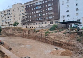 Estado de un tramo del barranco de Chiva este jueves.