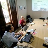 Reunión de responsables del Ayuntamiento y de la Confederación del Júcar.
