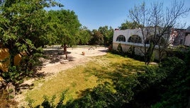 Jardí de la Pau donde se celebrará el Festival.
