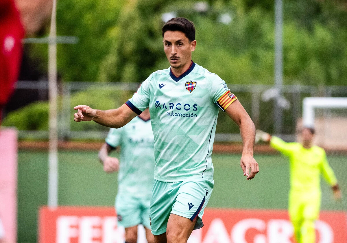 Pablo Martínez, durante el partido de ayer ante el Teruel.