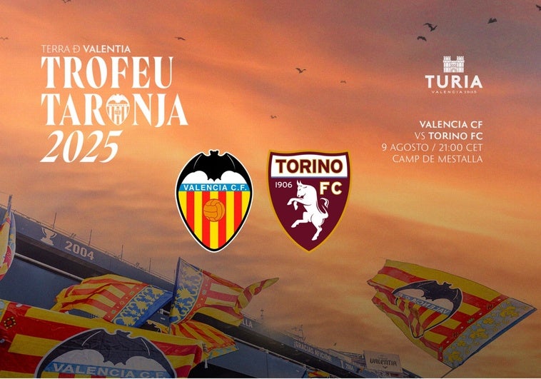 El Valencia anuncia que ya se pueden comprar las entradas para el Trofeu Taronja