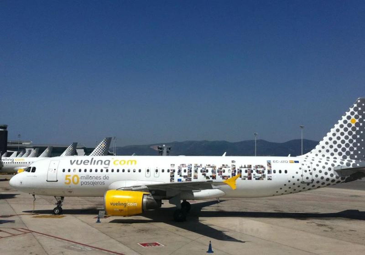 Imagen de archivo de un avión de Vueling.