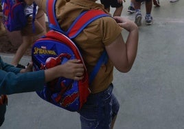 Alumnos de Primaria en un colegio de Barcelona.