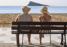 Playa de Levante, en Benidorm.