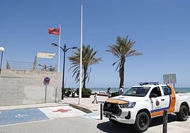 La playa de Portsaplaya, en Alboraia, este sábado