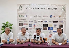 Presentación de la mascletà este lunes en Aldaia.