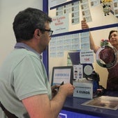 Una administración de loterías en una imagen de archivo.