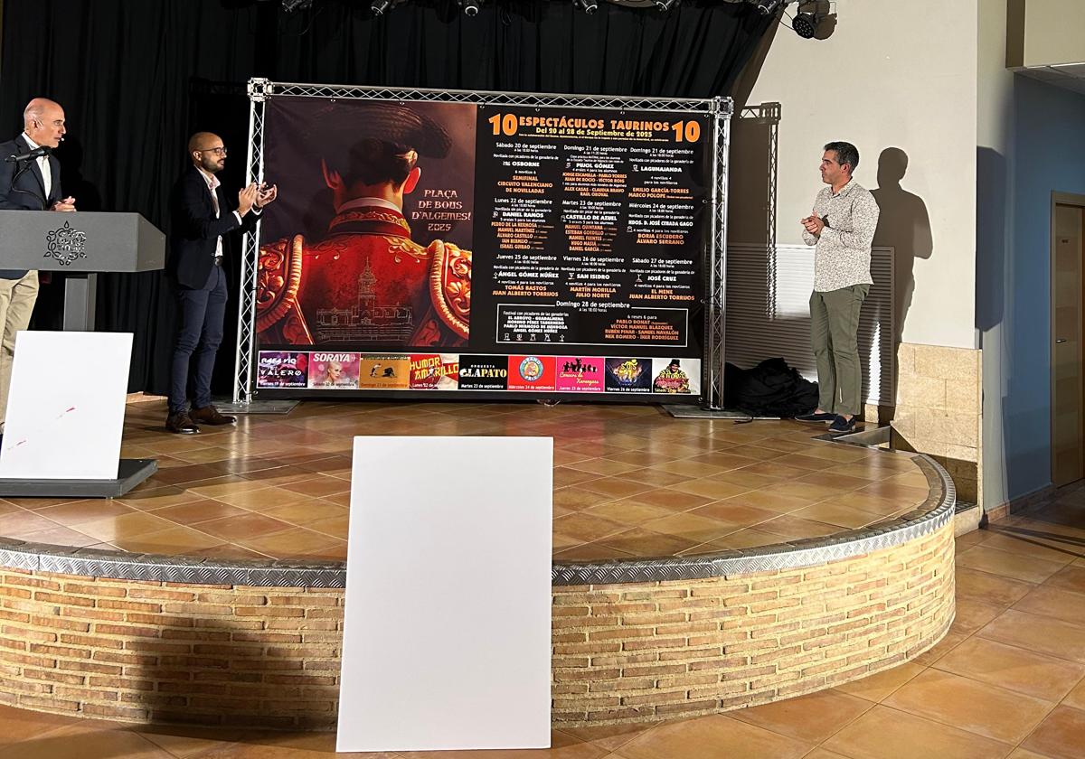 Presentación del cartel festivo.