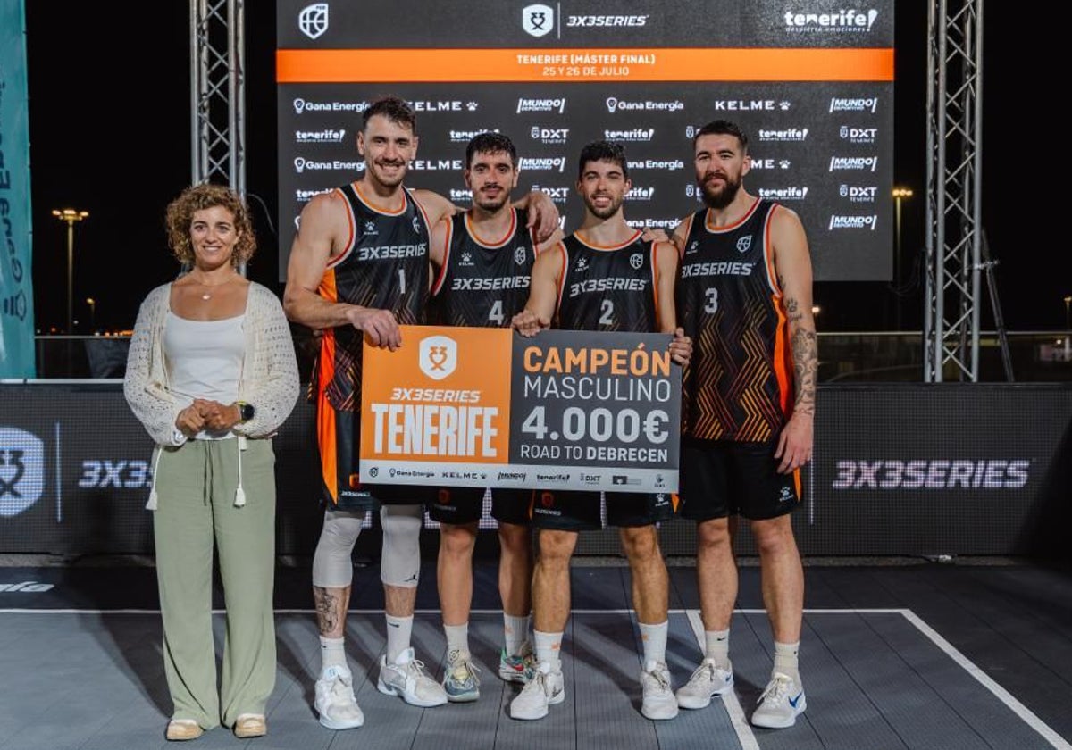 El equipo masculino del Valencia Basket 3x3.