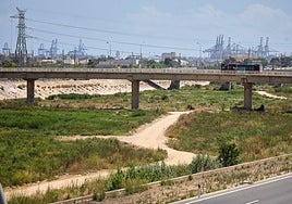 Estado del cauce del Turia meses después de la dana.