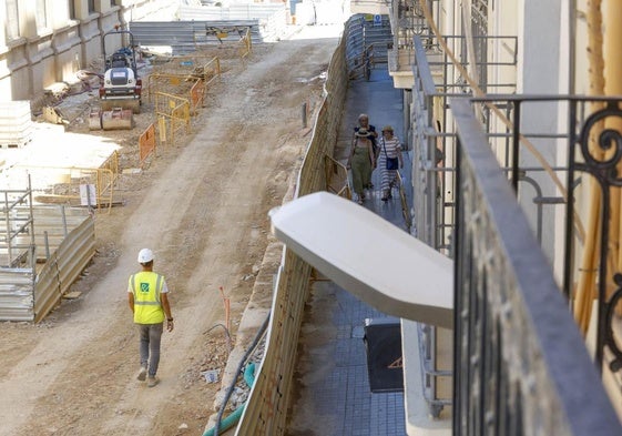 FOTOS | Así están las obras en la calle Alicante de Valencia