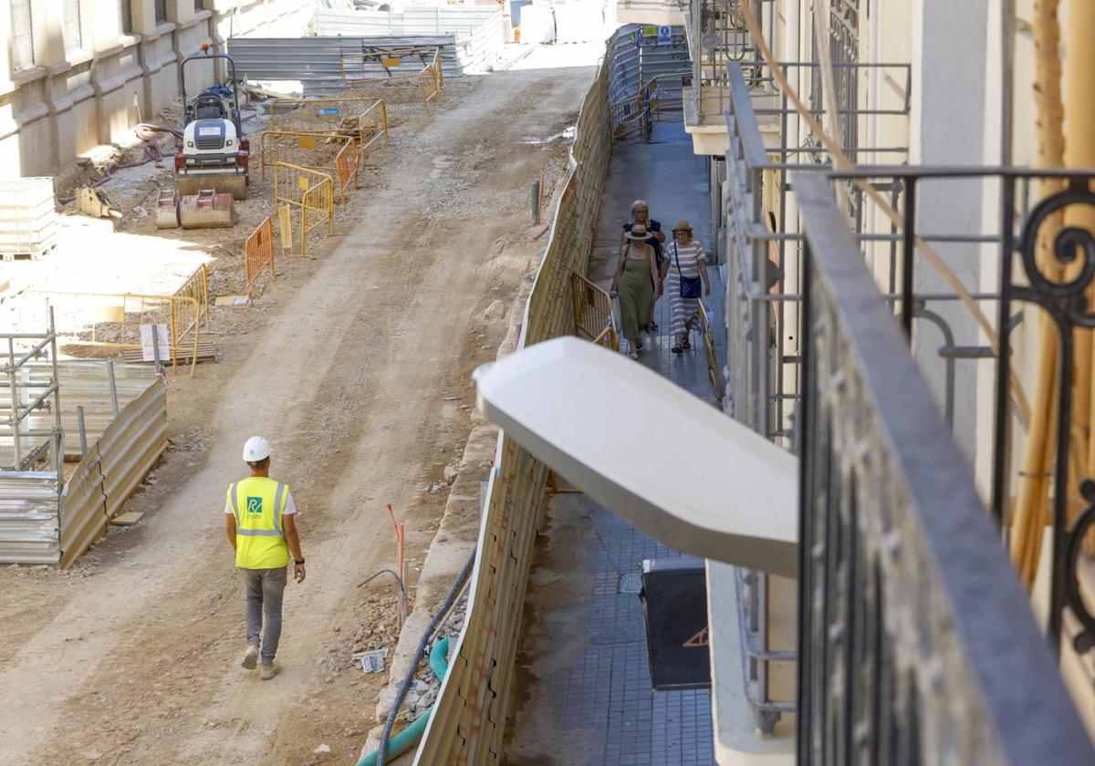 FOTOS | Así están las obras en la calle Alicante de Valencia