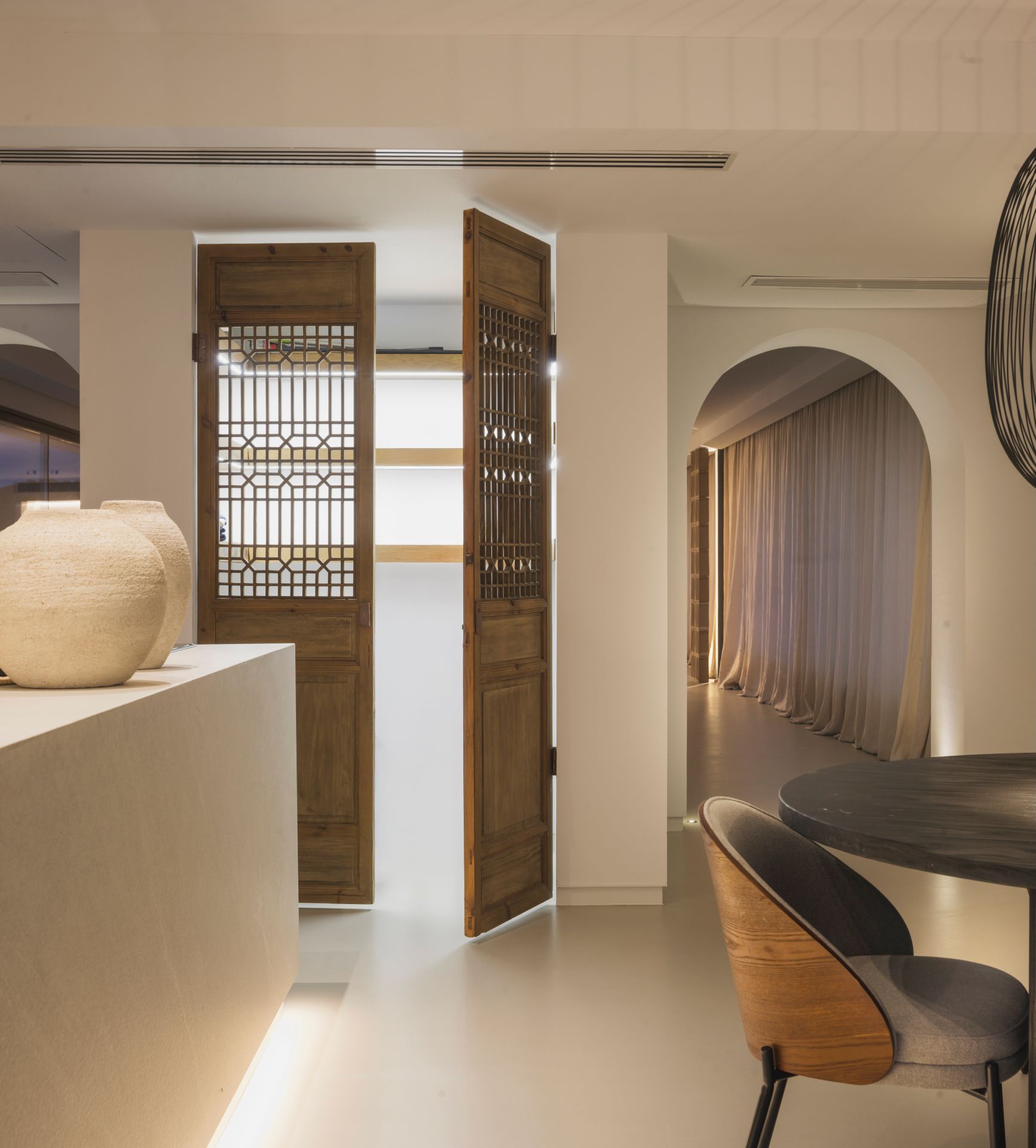 El interior de la casa en Ibiza proyectada por Ampa Costa