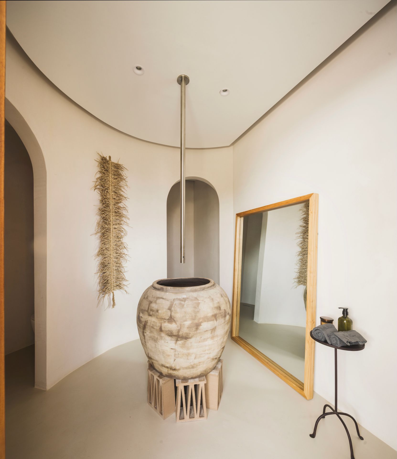 El interior de la casa en Ibiza proyectada por Ampa Costa