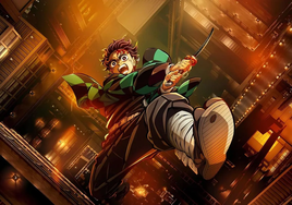Portada de 'Demon Slayer: Kimetsu no Yaiba Castillo Infinito'.