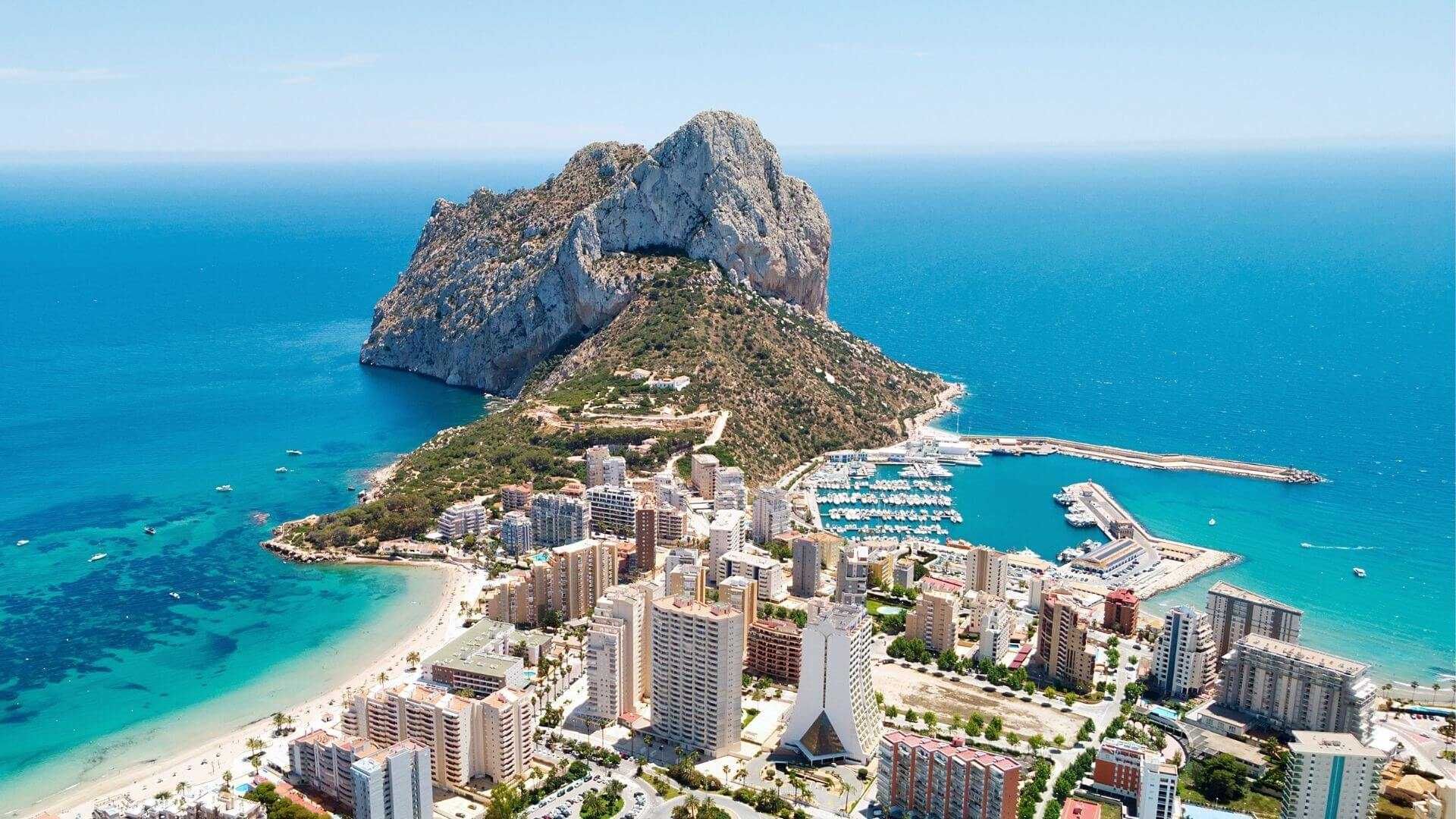 El parque natural del Penya d'Ifach, en Calpe