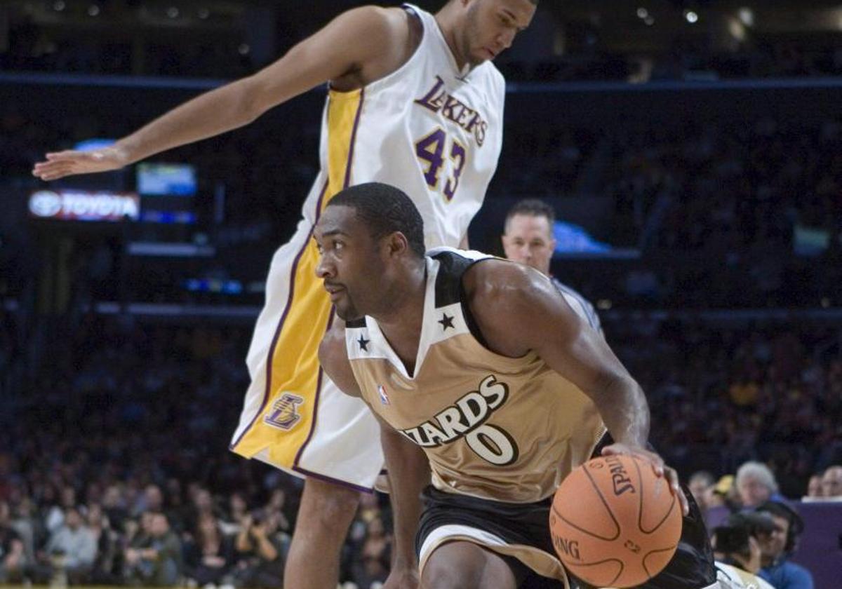 Gilbert Arenas, en su etapa de jugador de la NBA: