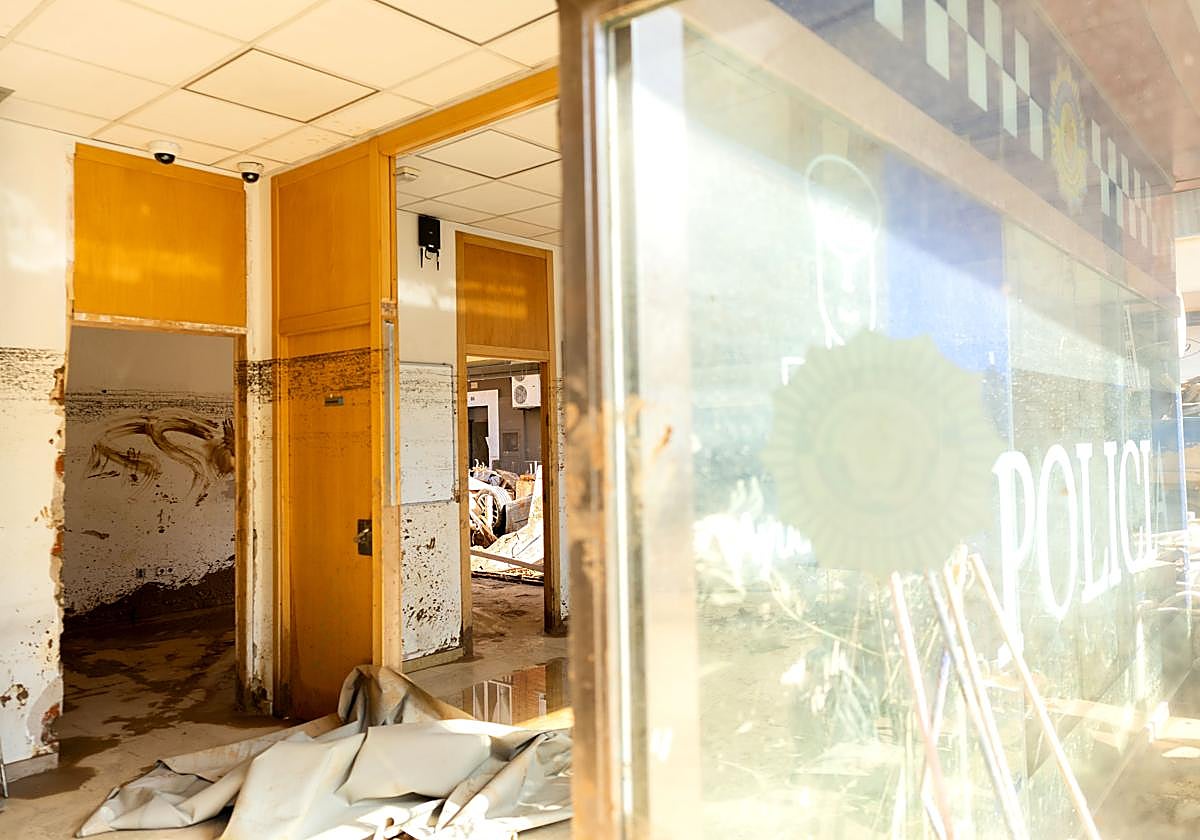 Edificio de la policía.