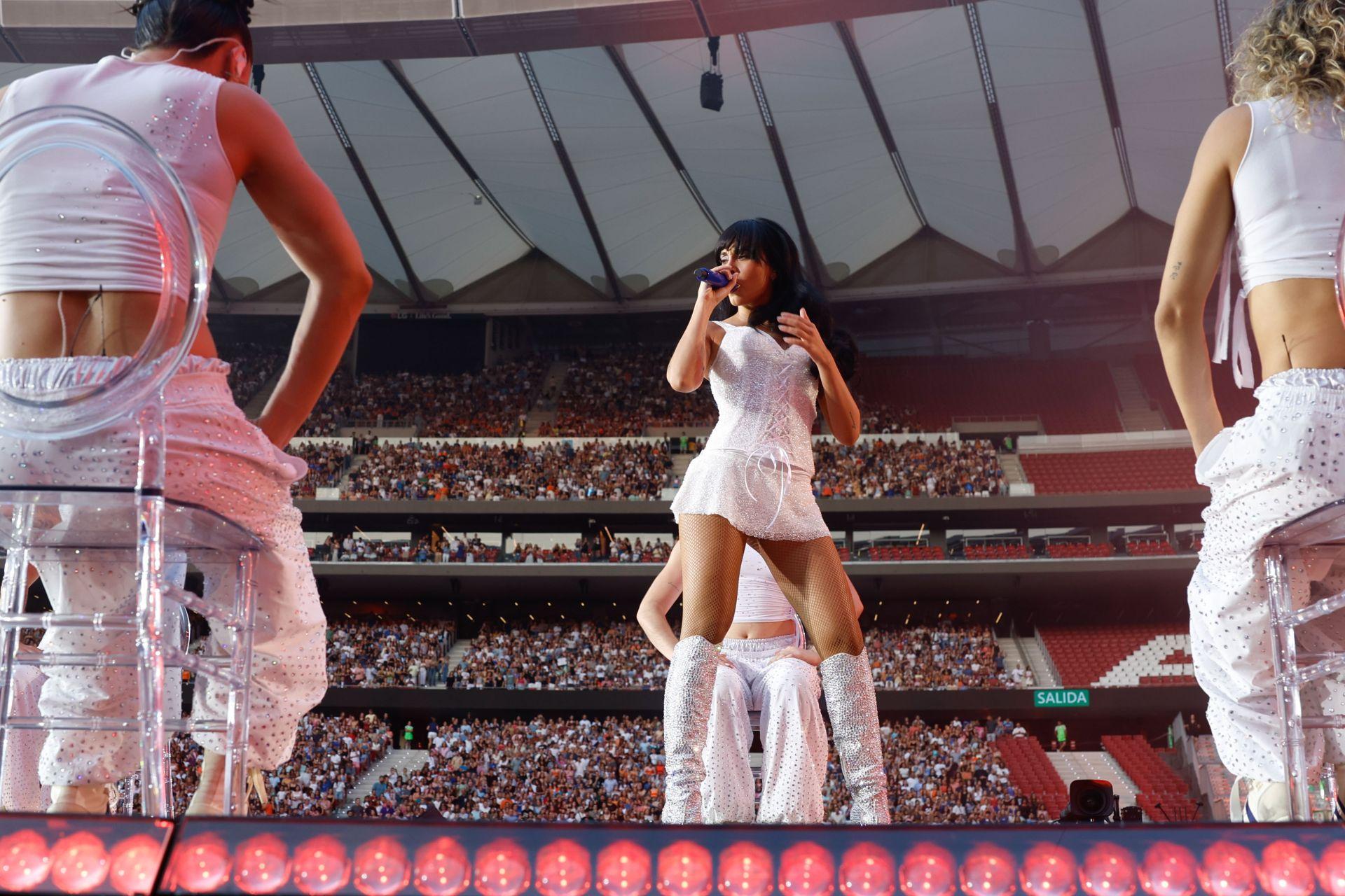 Aitana en el concierto del Estadio Metropolitano