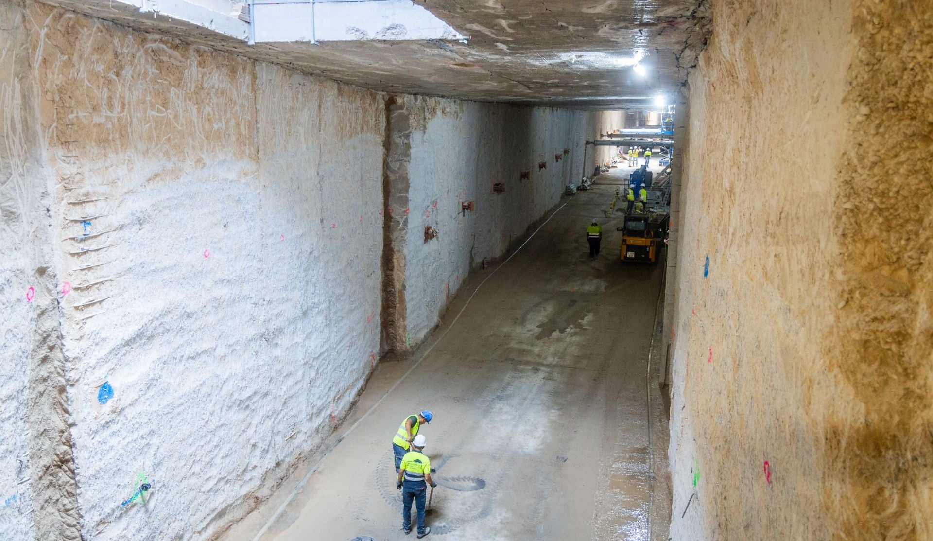 Fotos: Obras entre las estaciones de metro de Xàtiva y Alacant