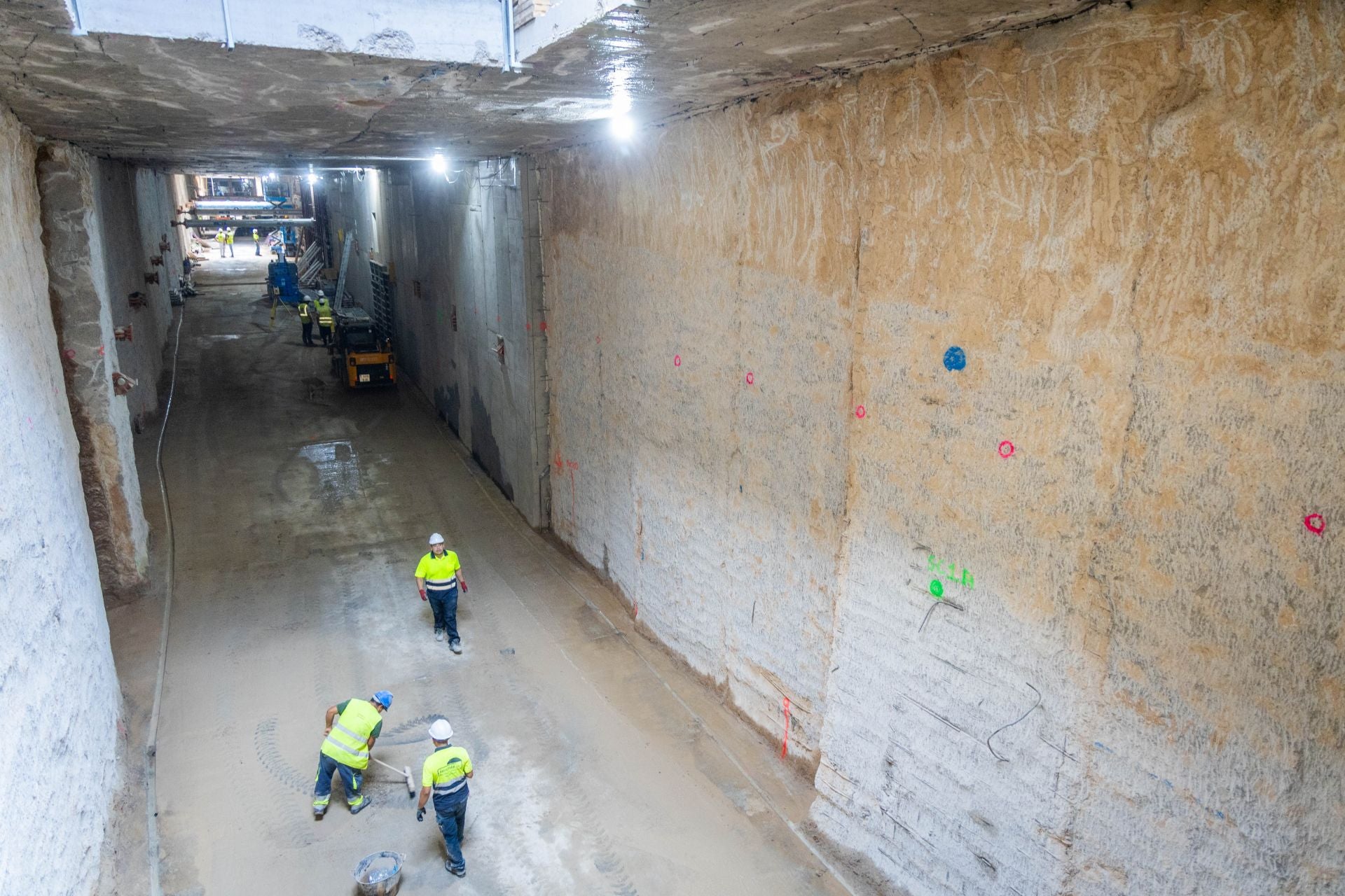 Fotos: Obras entre las estaciones de metro de Xàtiva y Alacant