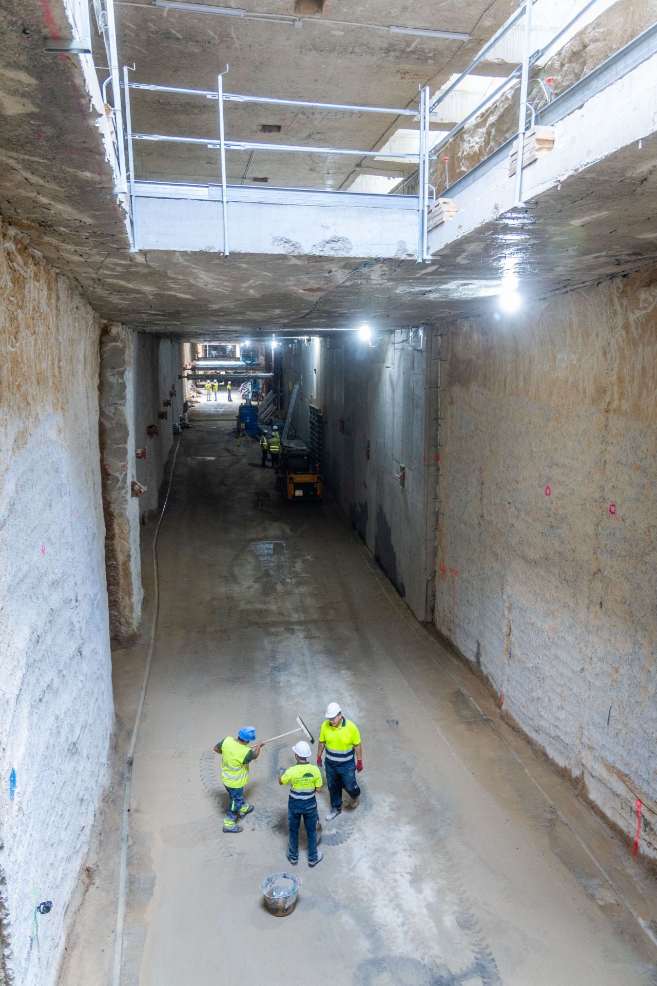 Fotos: Obras entre las estaciones de metro de Xàtiva y Alacant