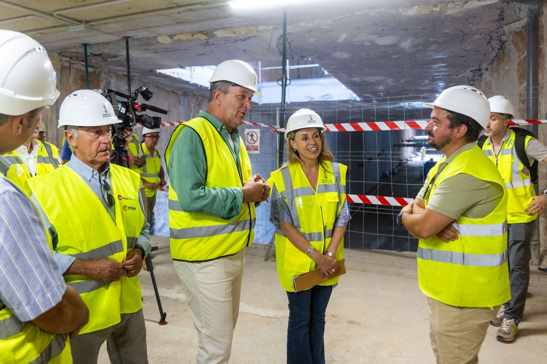 Fotos: Obras entre las estaciones de metro de Xàtiva y Alacant