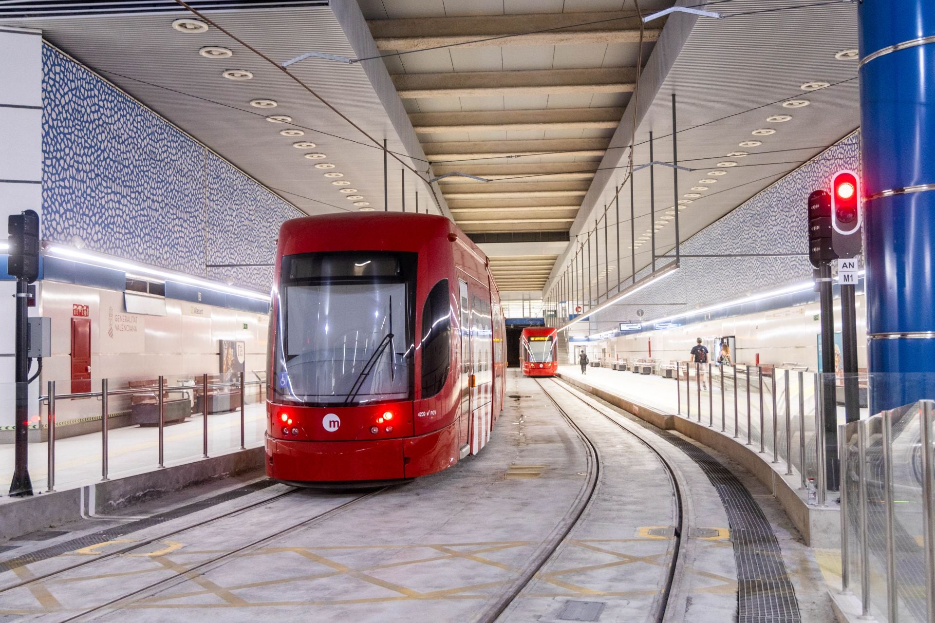 Fotos: Obras entre las estaciones de metro de Xàtiva y Alacant
