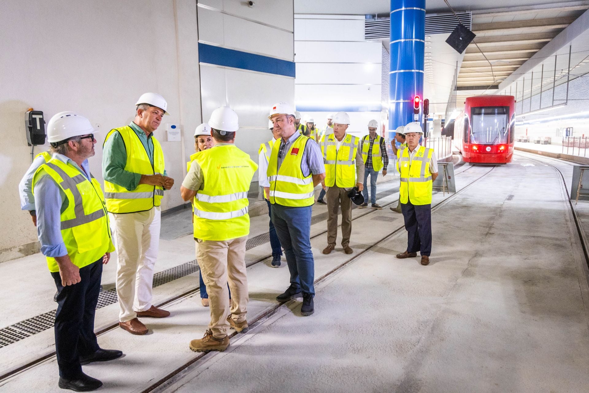Fotos: Obras entre las estaciones de metro de Xàtiva y Alacant