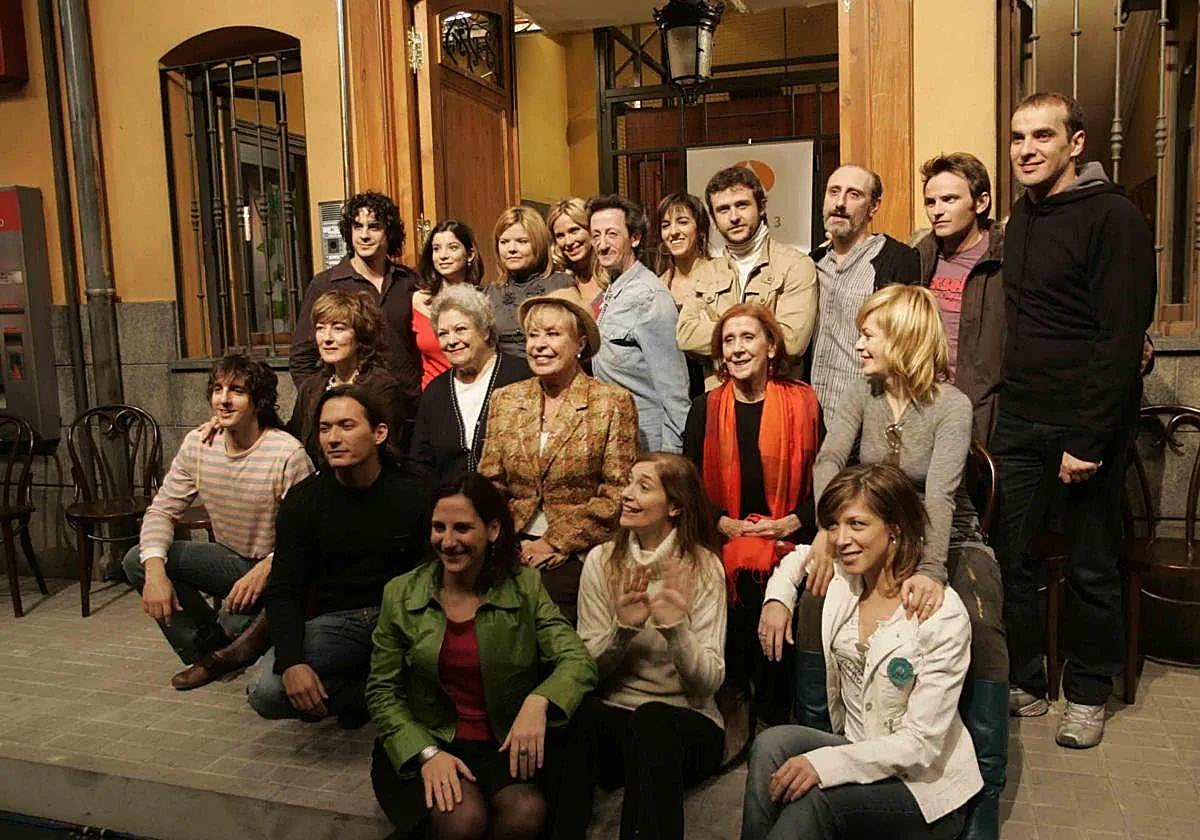 Parte del reparto de la serie, imagen de archivo.