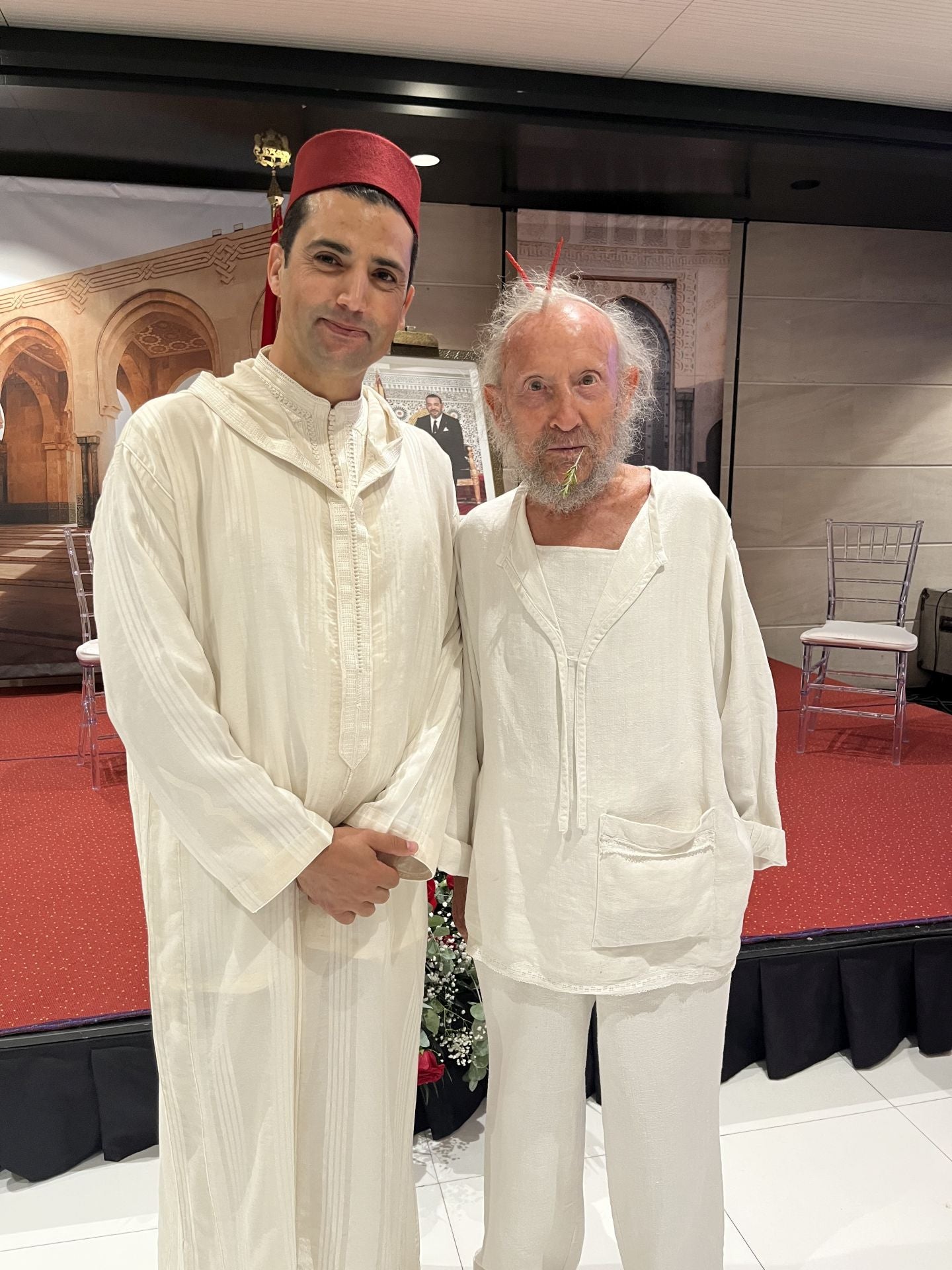 El cónsul de Marruecos en Valencia, Drissi el Bouzaidi, y Ripollés.